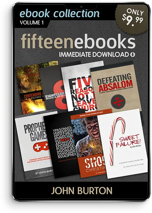ebooks iPad Mockup 2 copy - Revival X | John Burton | Conference Speaker | Author Ebook Collection