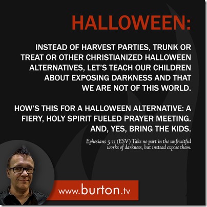 John Burton Quote Halloween Prayer